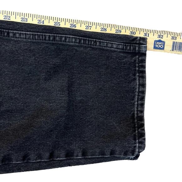 Urban Outfitters BDG High Rise Baggy Jeans Size 28 Distressed Ripped Black - Picture 9 of 11